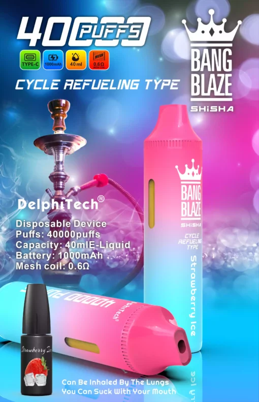 Hot Sale BANG BLAZE BK40 40000 Puffs Disposable Vape 1000mAh Battery Multiple Nicotine Options for Bulk Orders 5 scaled