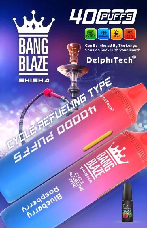 Hot Sale BANG BLAZE BK40 40000 Puffs Disposable Vape 1000mAh Battery Multiple Nicotine Options for Bulk Orders 9 scaled