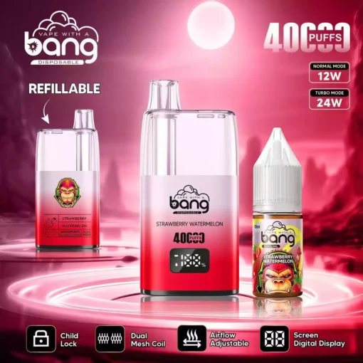 Hot Selling BANG B40S 40K Puff Disposable Vape with Adjustable Airflow and Child Safety Lock for Bulk Orders Across Europe 11