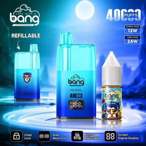 Hot Selling BANG B40S 40K Puff Disposable Vape with Adjustable Airflow and Child Safety Lock for Bulk Orders Across Europe 7