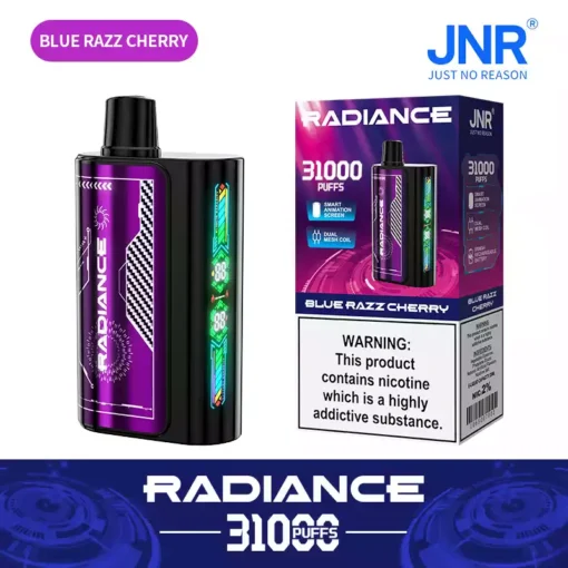 JNR Radiance 31000 Puffs Розумний анімаційний екран з 0 2 5 нікотиновим 950mah акумуляторним одноразовим вейпом 2