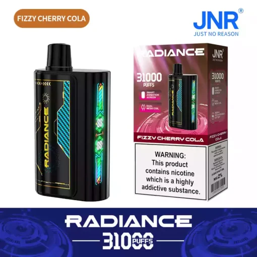 JNR Radiance 31000 Puffs Smart Animation Screen with 0 2 5 Nicotine 950mah Rechargeable Disposable Vape 7