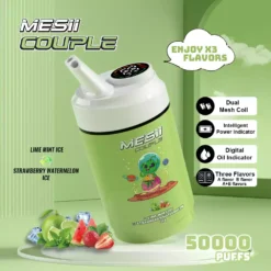 Mesii Couple 50K Puffs Три смаки Цифровий дисплей Два масляних бака Mesii Vape оптом 1