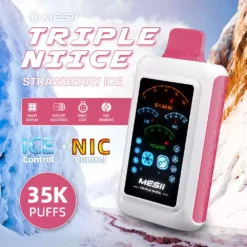 MESII Triple Niice 35k Puffs Ice Nic Contrôle grand affichage numérique Ajuster Airflow Mesii Vape Wholesale 13