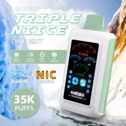 MESII TRIPLE NIICE 35K PUFFS ICE CONTRÔLE NIC CONTRÔLE DU LAG DIGNAGE Ajustement Airflow Mesii Vape Wholesale 16