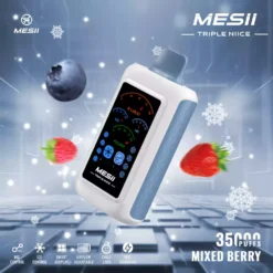 MESII Triple Niice 35k Puffs Ice Nic Contrôle grand affichage numérique Ajustement Airflow Mesii Vape Wholesale 8
