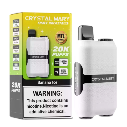 Premium CRYSTAL MARY rumraket 20000 Puffs Ultra og almindelige tilstande Dual Core engangs vape til grossist 1
